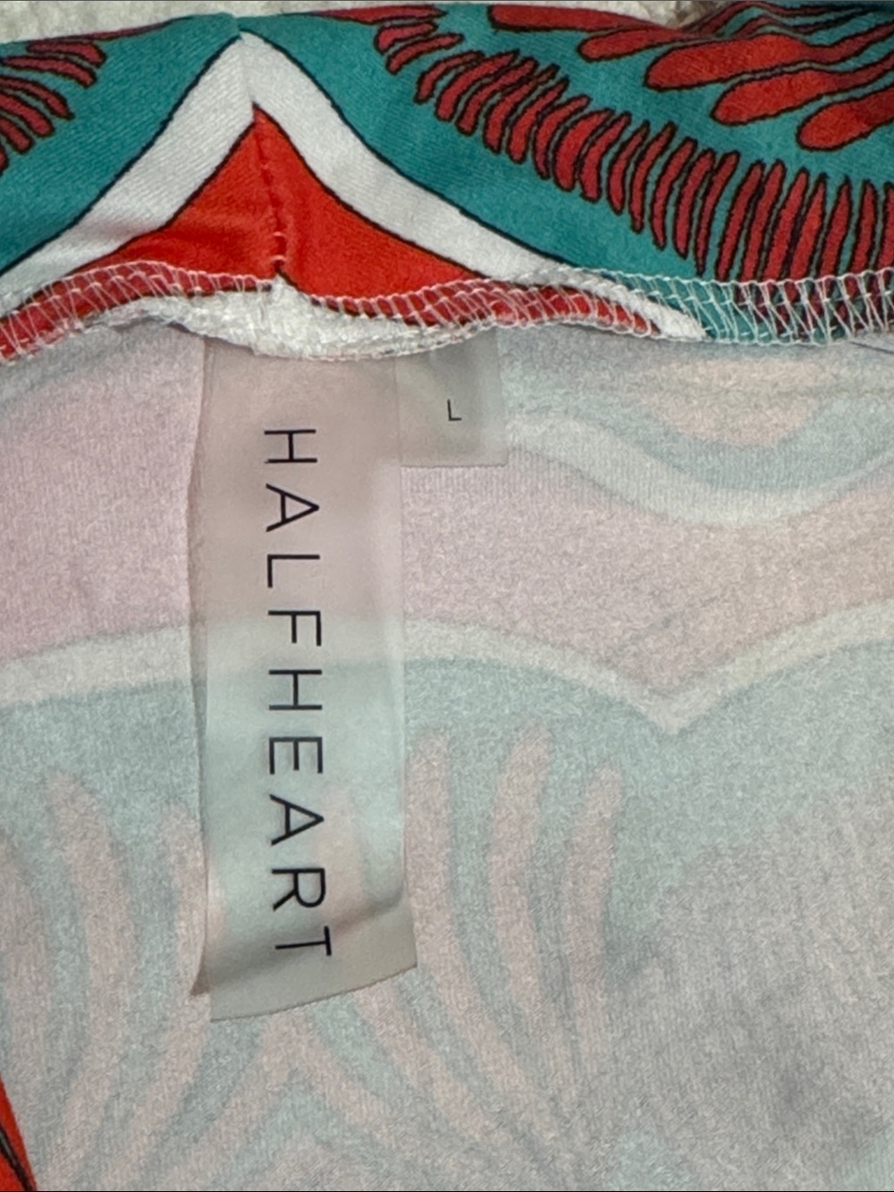 HALFHEART 2-Piece Printed Kimono & Wide-Leg Pants Set L Colorful Resort - Picture 3 of 9